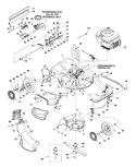 Page C Diagram and Parts List for 12A-979L401 1999 Yard Man Lawn Mower